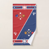 Honkbal thema bad handdoek (Handdoek)