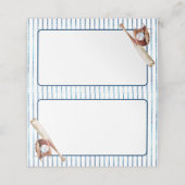 Honkbal thema Blank Place kaarten – All-Star Plaatskaartje (Buitenkant ongevouwen)