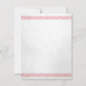 Honkbal Thema Boy 5e Verjaardag Party Kaart (Achterkant)