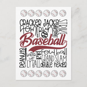 Honkbal Thema Briefkaart