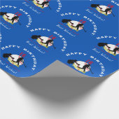 Honkbal Thema Gift Wrap HAMbyWG Cadeaupapier (Hoek)