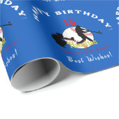 Honkbal Thema Gift Wrap HAMbyWG Cadeaupapier (Rol Hoek)