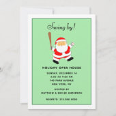 Honkbal thema kerstfeest kaart (Voorkant)