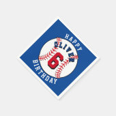 Honkbal thema Kids Verjaardagsfeest Servet (Hoek)