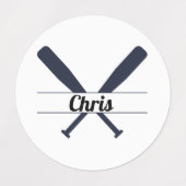 Honkbal thema. labels (Design 2)