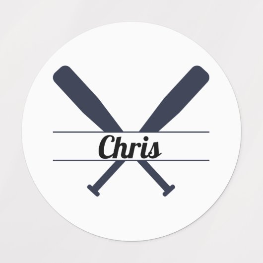 Honkbal thema. labels (Design 2)