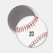 Honkbal thema magneet (Voorkant / Achterkant)