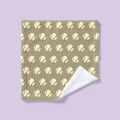 Honkbal Thema Taupe Bad Handdoek (Wasdoekje)