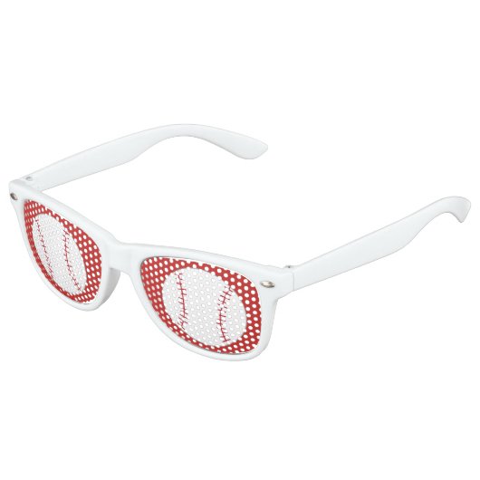 Honkbal thema zonnebril- Party Favor Kinder Zonnebril (Gekanteld)