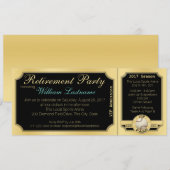 Honkbal Ticket Pensioen Partij Kaart (Voorkant / Achterkant)