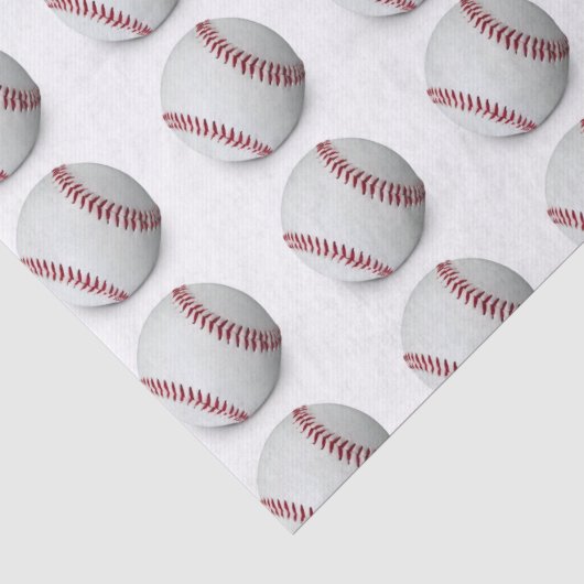 Honkbal tissuepapier (Detail)