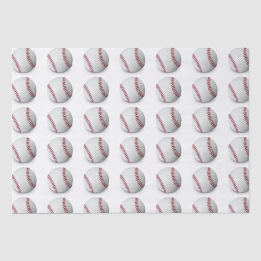 Honkbal tissuepapier (Voorkant)