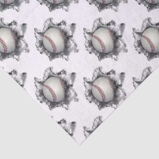 Honkbal Tissuepapier (Detail)