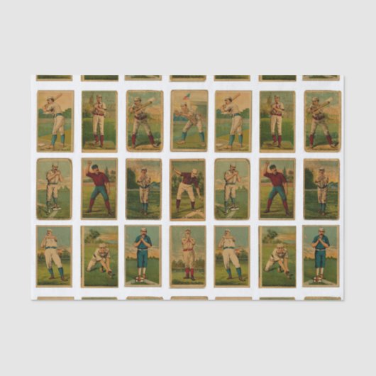  honkbal tissuepapier (Voorkant)