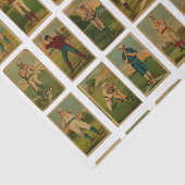  honkbal tissuepapier (Detail)