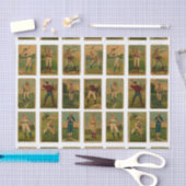  honkbal tissuepapier (Craft)