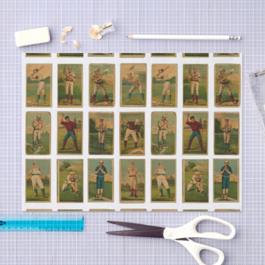 honkbal tissuepapier (Craft)