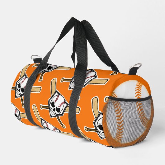 Honkbal tot de dood Oranje Screwball Graphics Plunjezak (Rechterhoek)