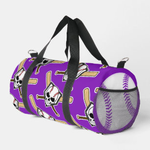 Honkbal tot de dood Paarse Screwball Graphics Plunjezak