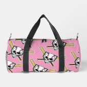 Honkbal tot de dood Roze Screwball Graphics Plunjezak (Achterkant)