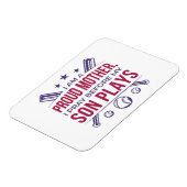 Honkbal Trotse moeder Ik bid voor mijn zoon speelt Magneet (Linkerzijde)