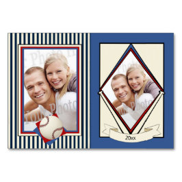 Honkbal trouwruilkaarten kaart