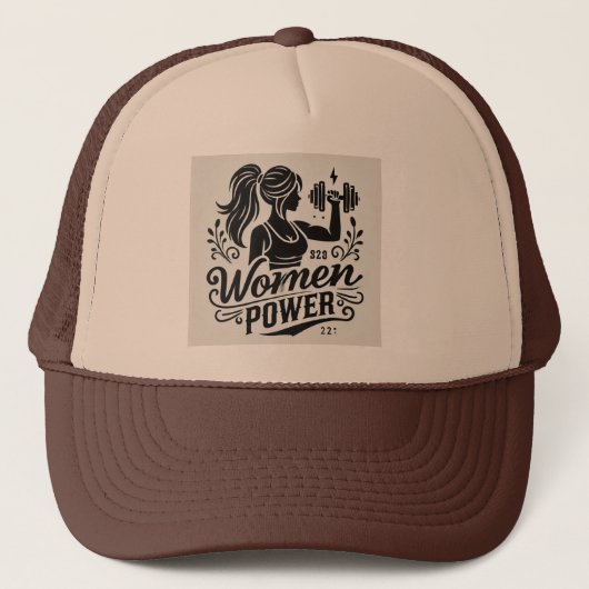 Honkbal & Trucker Hats Vrouwen Macht Pet (Voorkant)