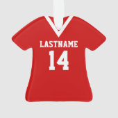 Honkbal trui met kleurverandering ornament (achterkant)