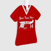 Honkbal trui met kleurverandering ornament (voorkant)