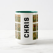  honkbal tweekleurige koffiemok (Center)