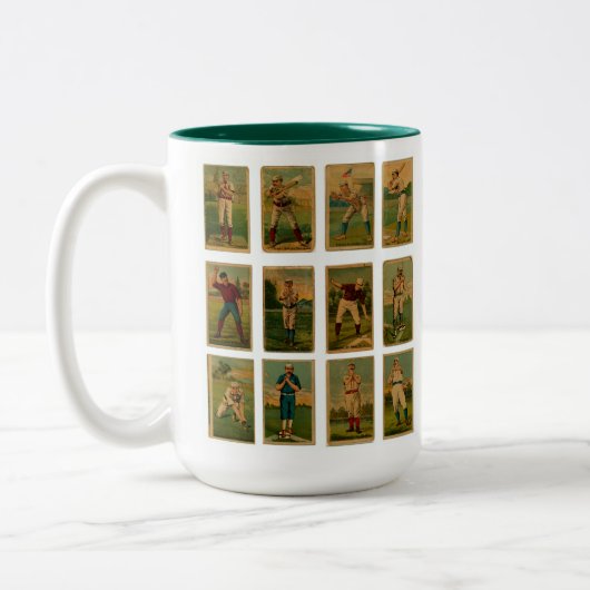  honkbal tweekleurige koffiemok (Links)