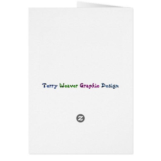 HONKBAL typografie Wenskaart (Achterkant)