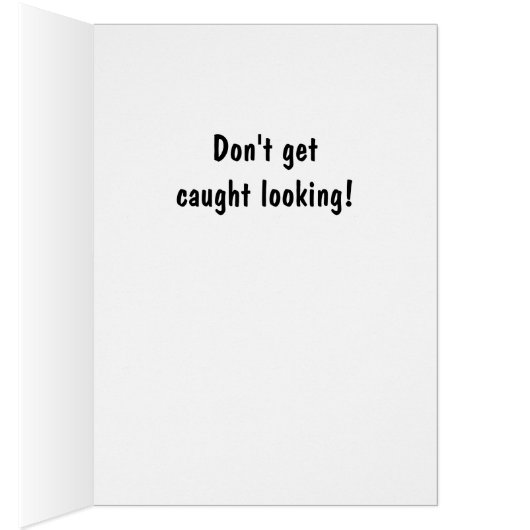 HONKBAL typografie Wenskaart (Binnen (Rechts))