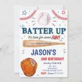 Honkbal uitnodiging  (Voorkant)