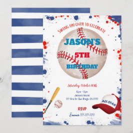 Honkbal uitnodigingen 