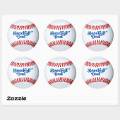 Honkbal Vader Cadeau Sticker (Vel)