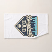 Honkbal Vader Druppelige Thuisplaat Vintage Vector Handdoek (Handdoek)