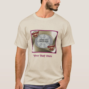 Honkbal vader foto Lijst gepersonaliseerd T-shirt