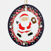 Honkbal Vakantie Gift Keramisch Ornament (Links)