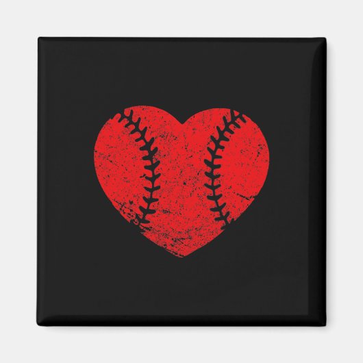 honkbal Valentijnsdag jongens meisjes Magneet (Voorkant)