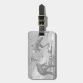  honkbal van Thure De Thulstrup, 1885 Bagagelabel (Voorkant verticaal)