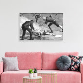 honkbal van Thure De Thulstrup, 1885 Canvas Afdruk (Insitu (Woonkamer))