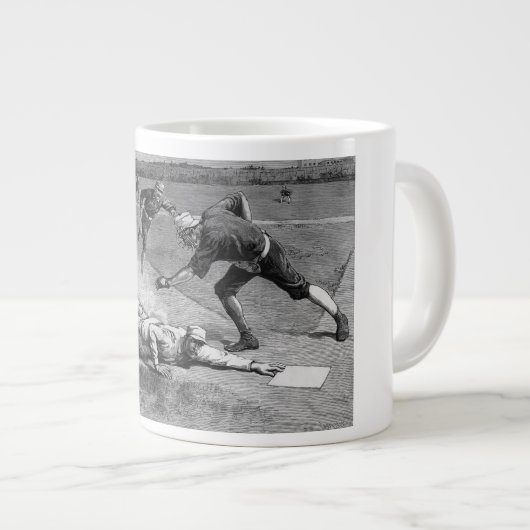  honkbal van Thure De Thulstrup, 1885 Grote Koffiekop (Voorkant rechts)