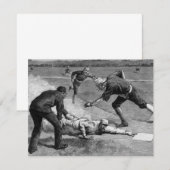 honkbal van Thure De Thulstrup, 1885 Kaart (Voorkant / Achterkant)