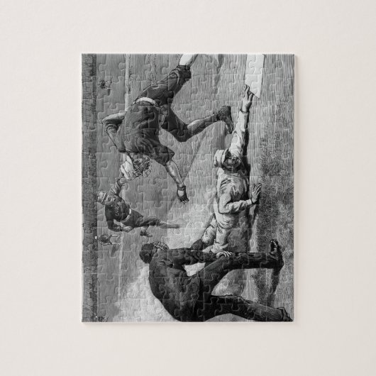  honkbal van Thure De Thulstrup, 1885 Legpuzzel (Verticaal)