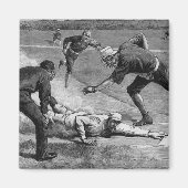  honkbal van Thure De Thulstrup, 1885 Magneet (Voorkant)