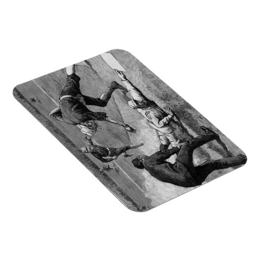  honkbal van Thure De Thulstrup, 1885 Magneet (Rechterzijde)