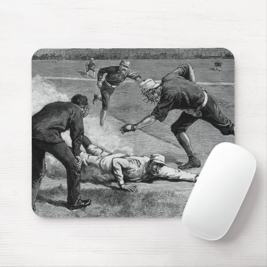  honkbal van Thure De Thulstrup, 1885 Muismat (Met muis)