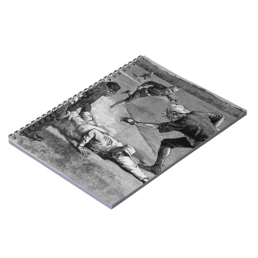  honkbal van Thure De Thulstrup, 1885 Notitieboek (Linkerzijde)