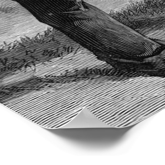  honkbal van Thure De Thulstrup, 1885 Poster (Hoek)